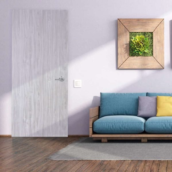 Puerta Laminada Gris Veteada - Imagen 2